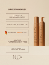 Load image into Gallery viewer, NUDA - Self Tanning Mousse - Medium 190ml