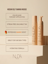 Load image into Gallery viewer, NUDA - Self Tanning Mousse - Medium 190ml