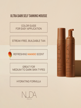 Load image into Gallery viewer, NUDA - Self Tanning Mousse - Medium 190ml