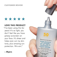 Load image into Gallery viewer, SkinCeuticals - Sheer Physical UV Defense SPF 50