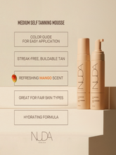 Load image into Gallery viewer, NUDA - Self Tanning Mousse - Medium 190ml
